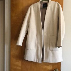 Zara Outerwear Collarless Coat